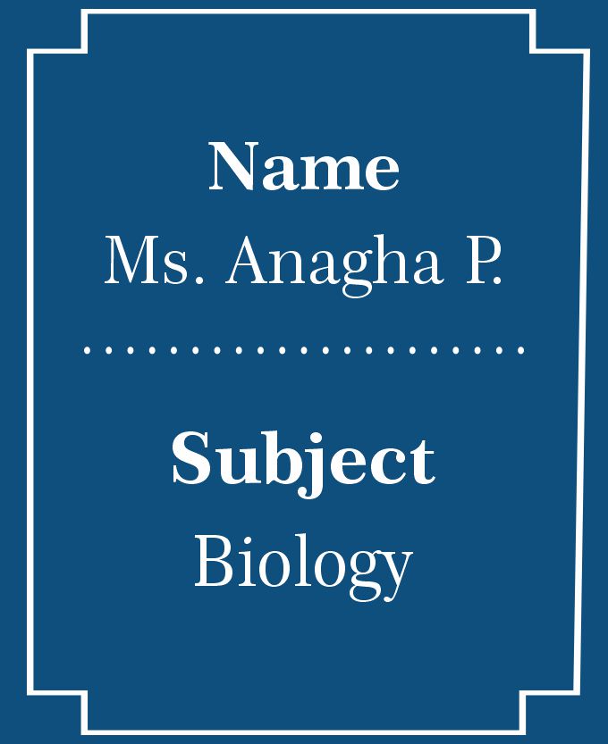 Ms. Anagha P