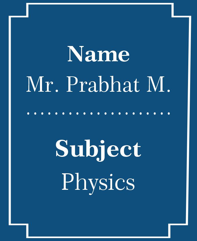 Mr. Prabhat M