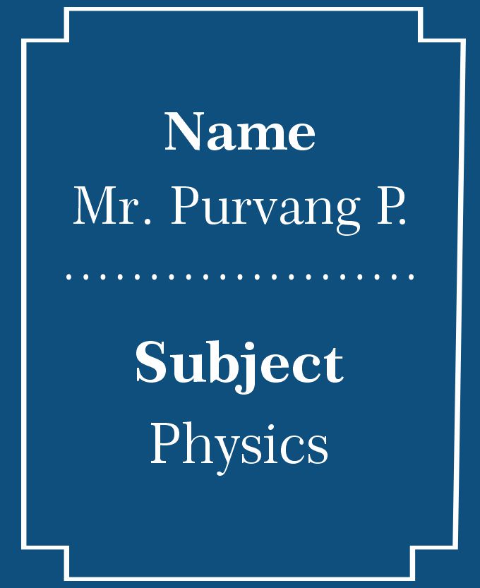 Mr. Purvang P