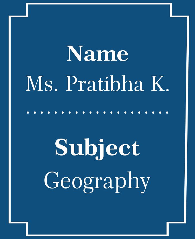 Ms. Pratibha K